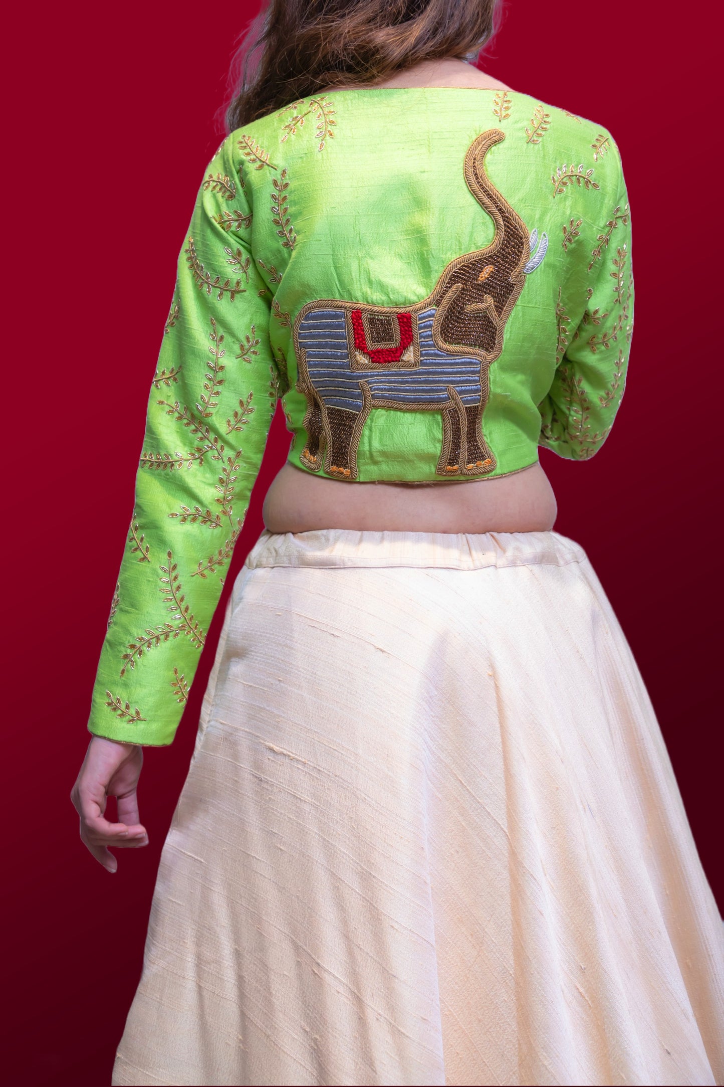 Elephant Lehenga Set