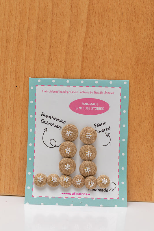 Hand pressed Buttons